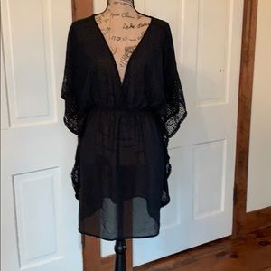 Target Xhilaration bathing suit coverup large blac